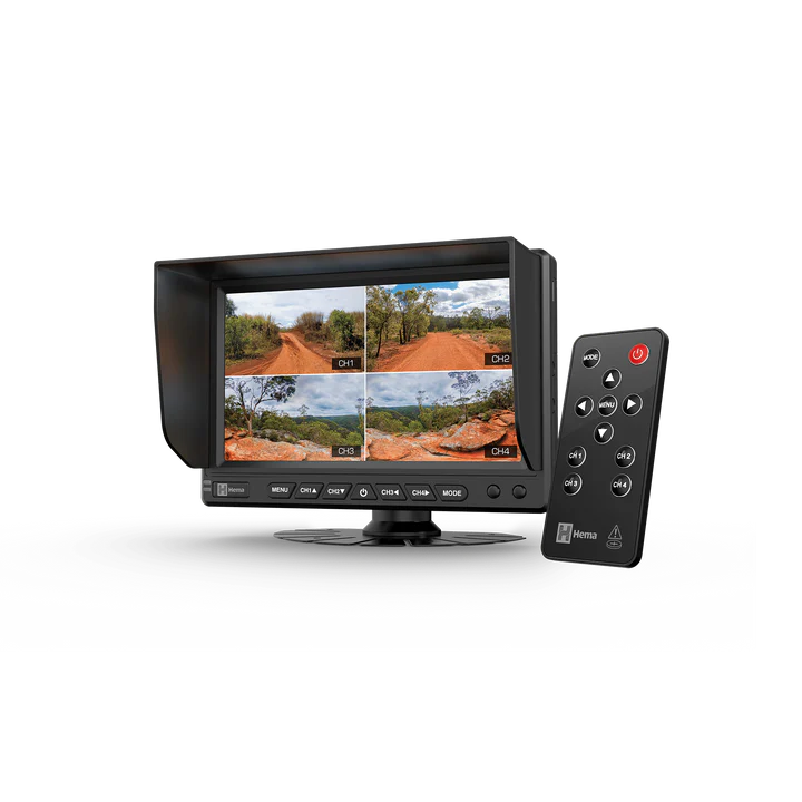 Hema HM-MNT AHD Quad Display Touchscreen Reversing Monitor