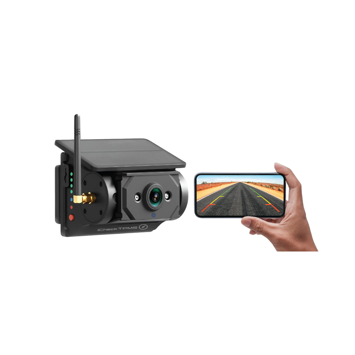 iCheck Pro Series Solar Wireless Reverse and RV Security Camera