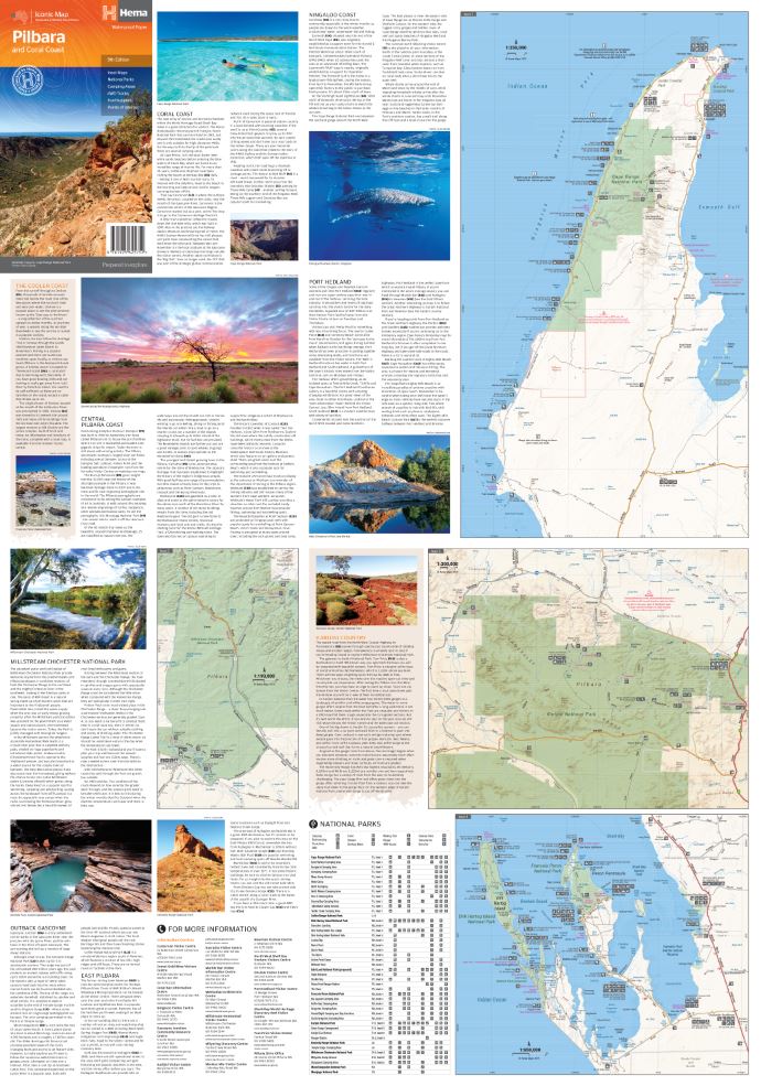 Hema Pilbara and Coral Coast Map