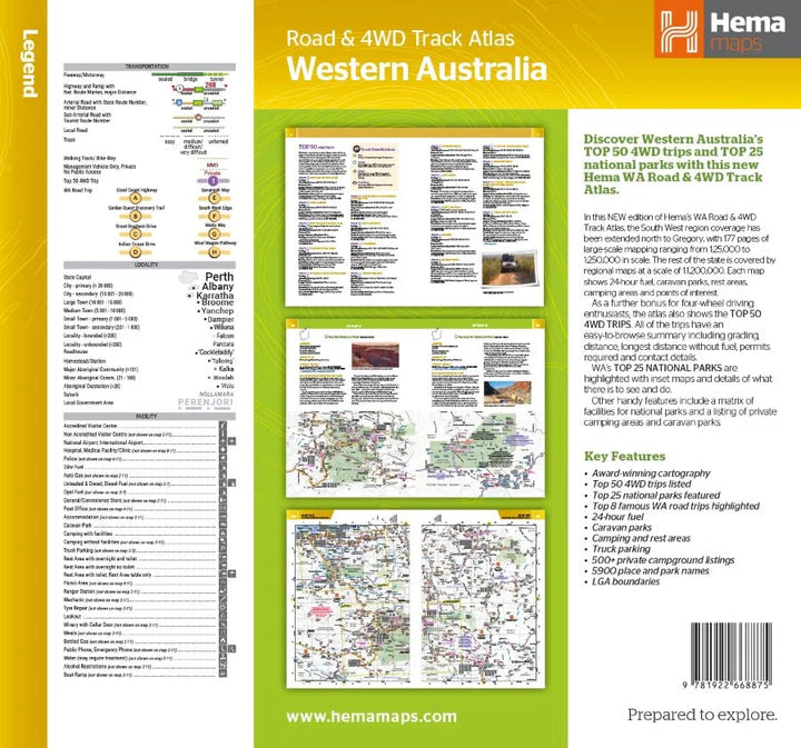 Hema - WA Road & 4WD Track Atlas